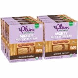 8-Pack 5-Bars Plum Organics Mighty Nut Butter Bars – Almond Butter