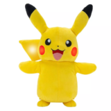 Pokemon Electric Charge Pikachu Plush Interactive 30+ Reactions Light-Up Cheeks