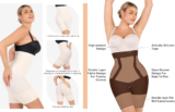 Popilush Shapewear Tummy Control High Waisted Shorts