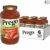 6-Pack Prego Plant Protein Traditional Pasta Sauce, Plant Based Protein Sauce, 24 Oz Jar