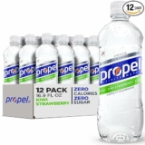 12-Pack Propel, Kiwi Strawberry, Zero Calorie Sports Drinking Water with Electrolytes and Vitamins C&E, 16.9 Fl Oz