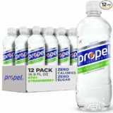 12-Pack Propel, Kiwi Strawberry, Zero Calorie Sports Drinking Water with Electrolytes and Vitamins C&E, 16.9 Fl Oz