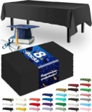 8-Pack Plastic Table Cloth Disposable, 54″x108″