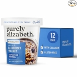 12-Count Purely Elizabeth Gluten-Free Collagen Oats Cup, Blueberry Walnut
