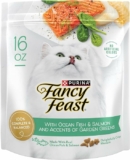 4-Pack Purina Fancy Feast Dry Cat Food With Ocean Fish and Salmon, 16oz