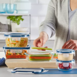 Pyrex 10pc Freshlock Microban Glass Food Storage Set