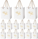 30-Count Thank You Paper Bag Gift Bag w/ Handles