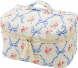 Quilted Makeup Bag
