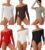 REORIA Women’s Long Sleeve Oblique-Shoulder Double Layer Ruched Sexy Bodysuit