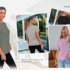 REORIA Womens Fall Trendy Double Zip Up Long Sleeve Soft Knit Lightweight Cropped Cardigan Sweaters