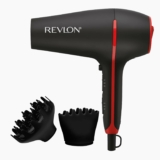 REVLON SmoothStay Coconut Oil Infused Hair Dryer with Diffuser & Concentrator – Ionic Ceramic Blow Dryer for Frizz Control, Shine, Smoothness & Volume, 1875W Lightweight Salon-Quality