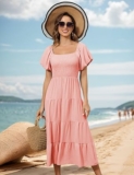 Women’s Smocked Midi Dress