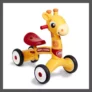 Radio Flyer Giraffe Toddlers Push Ride-On Toys for Kids Ages 1-3YR Up to 42lbs