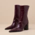 Dolce Vita Women’s Auggie Wide Calf Black Leather Pointed-Toe Knee-High Boots