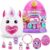 Rainbocorns Eggzania Surprise Mania Series 1 (Unicorn) by ZURU, Collectible Plush Stuffed Animal, Surprise Eggs, 5 Mini Eggs, Stickers, DIY Jewelry, Slime