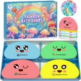 4-Pc Rainbow Bath Bombs Gift Set