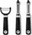 3-Piece Peeler Set, Premium Swivel Vegetable Peeler, Kitchen Gadgets Apple Peeler Potato Peeler
