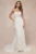Women’s Ravishing Romance White Embroidered Feather Bustier Maxi Dress