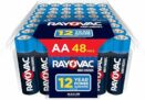48-Pack Rayovac High Energy AA Batteries