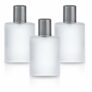 3 Pack Frosted Glass Spray Bottles with Fine Mist Sprayer – 30ml