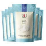 6-Pack Renewal Mill Okara Flour 8 oz, Non-GMO, Organic, Gluten-Free, 20 g of Fiber, 7 g of Protein, 3 g net carbs