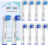 10-Pack Replacement Heads Compatible with Oral B