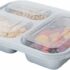 100-Count Restaurantware Futura 33.8 Ounce Microwavable  Meal Prep Bowls w/ Lids