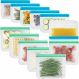 12-Count Reusable Freezer Bags