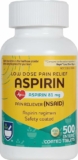 500-Count Rite Aid Aspirin Enteric Tablets – 81 mg Aspirin