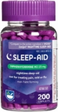 200-Count Rite Aid Natural Sleep Aid Caplets, Diphenhydramine HCl, 25mg