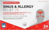 24-Count Rite Aid Sinus & Allergy Relief PE Tablets, Maximum Strength