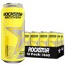 12-Count Rockstar Energy Drink with Caffeine Taurine and Electrolytes, Recovery Lemonade, 16oz