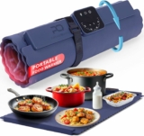 Rollable Heating Food Warming Pad, 5 Temperature Settings & Auto Shut-Off