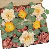 Rose Artificial Flowers with Stem