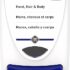 Ball & Cast Massage Chair Full Body with 6 Fixed Rollers on The Back,Zero Gravity Lounge Recliner W/ 5 Preset Automatic Modes