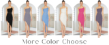Women’s Summer Sleeveless One-Shoulder Maxi Dress