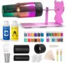 Tumbler Cup Turner Starter Kit with Mica, Glitter Powder, & Accessories