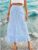 Women’s Gingham Skirt Long Plaid Maxi Skirt