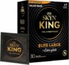 30-Count SKYN King Elite Large Extra Glide Non-Latex Condoms