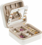 Travel Jewelry Box with Interior Mirror