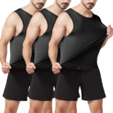 3 Pack Men Gym Workout Tank Tops, Large