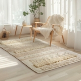 3×5 Woven Boho Cotton Area Rug