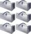6 Pack Extra Large Moving Bags with Strong Zippers & Carrying Handles
