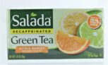 6-Pack 20-Count Salada Naturally Decaffeinated Original Antioxidant Green Tea Bags Citrus Medley