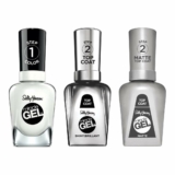 Set of 3 Sally Hansen Miracle Gel Nail Polish, Shade Get Mod #789 with Shiny Top Coat and Matte Top Coat Trio