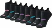 8-Pairs Saucony Women’s RunDry Performance Heel Tab Athletic Socks
