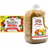 Sazon Iberia without Achiote 6.34 Oz (36 Packs) + Iberia Mojo Criollo, 1 gallon