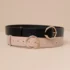 Women’s 2-Pc Double Cutie Black and White Belt Set