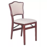 Set of 2 Stakmore French Upholstered Back Folding Chair Cherry