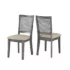 Set of 2 Venice High Back Contemporary Windsor Dining Chairs Mint